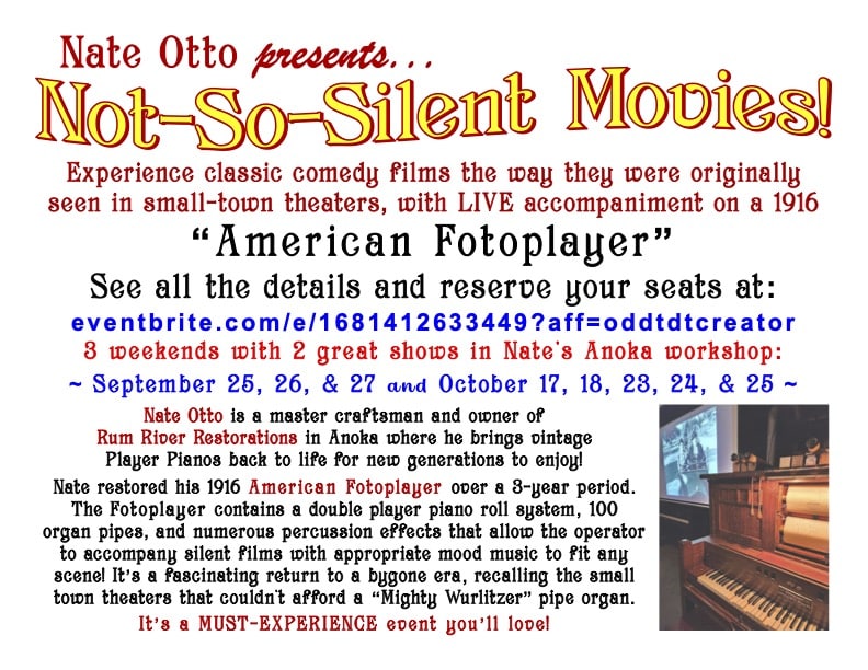 "Not so Silent" American Fotoplayer Show